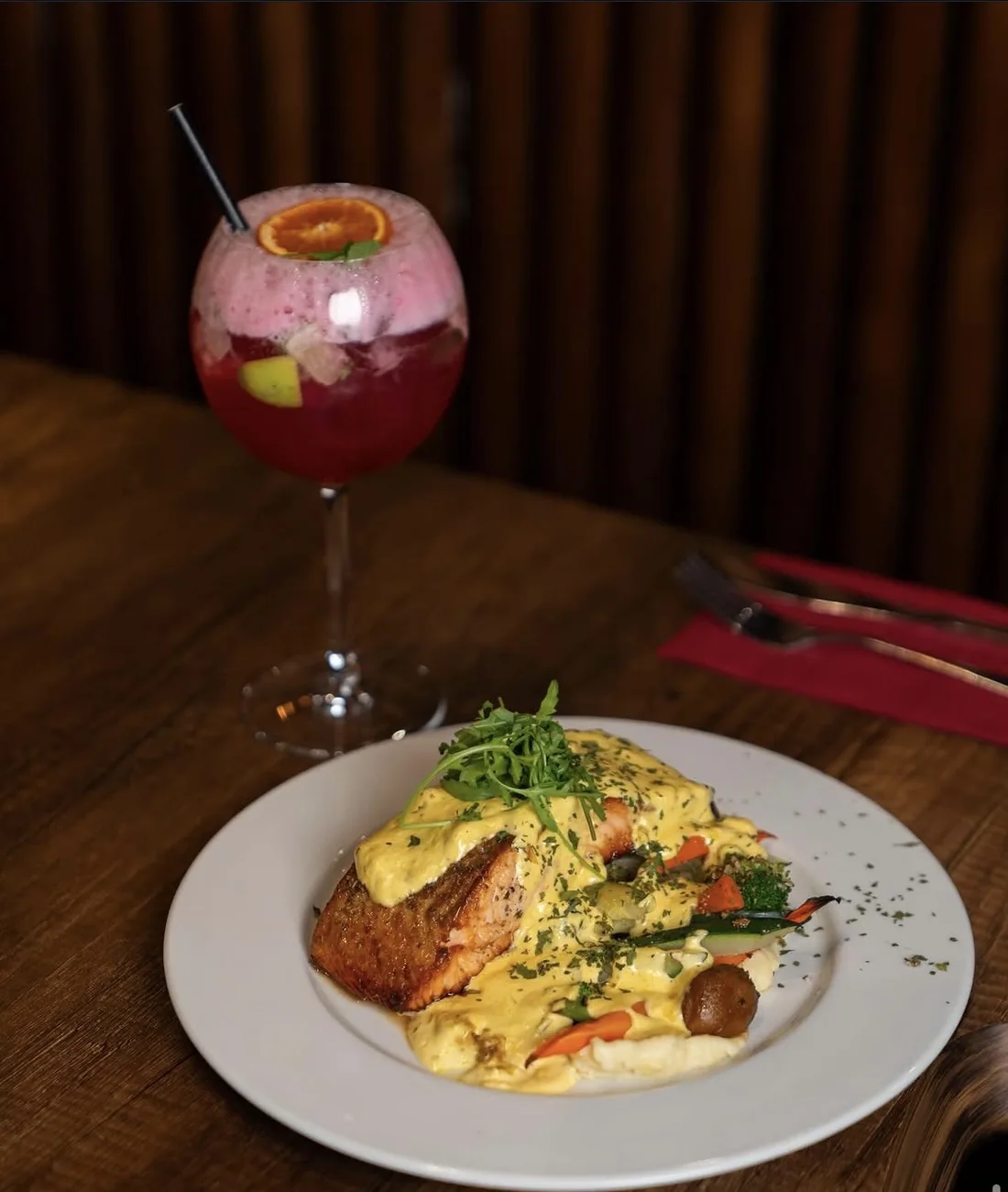 Plat servi au Manhattan Grill