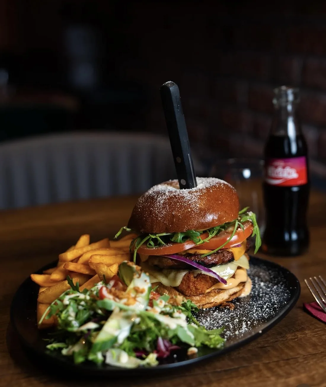 Plat servi au Manhattan Grill